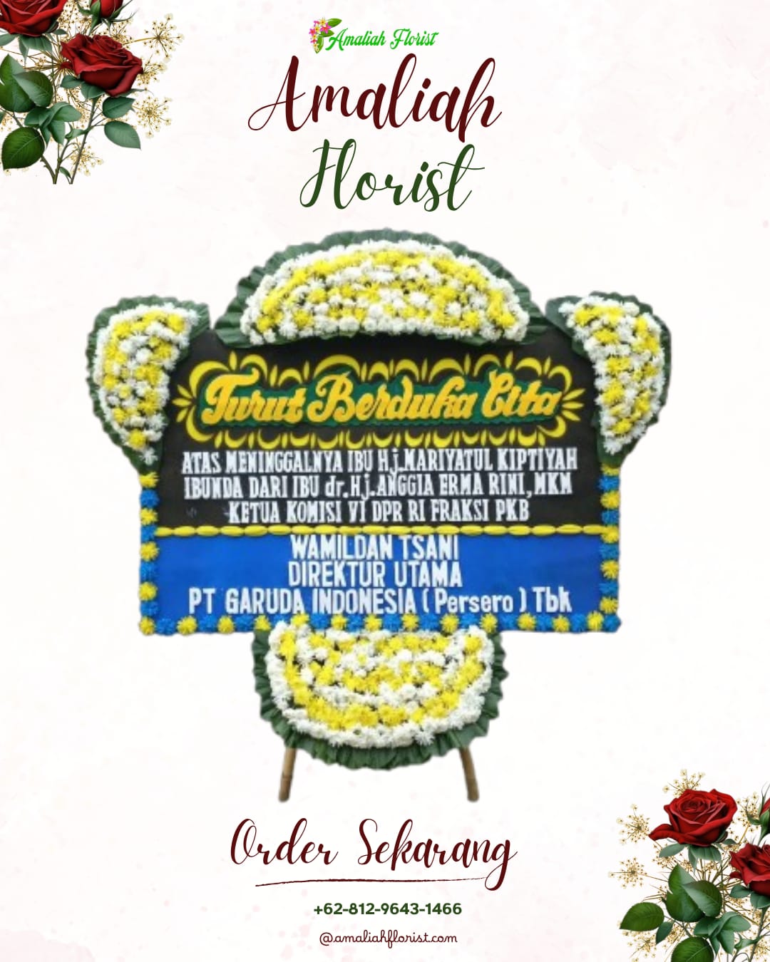 Papan Bunga Duka Pinang